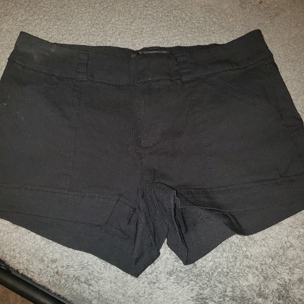 Black Stretch Shorts